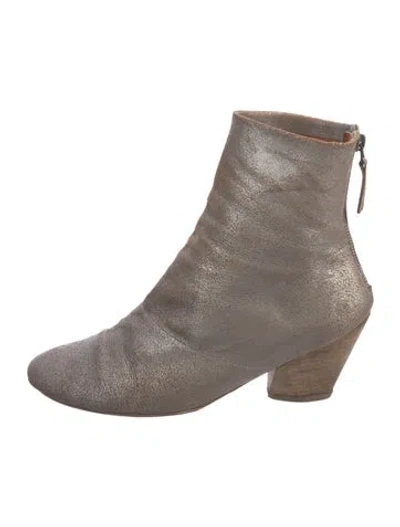 Pre-owned Marsèll Leather Boots In Silver