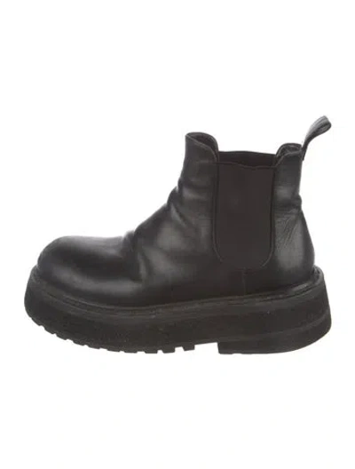 Pre-owned Marsèll Leather Chelsea Boots In Black