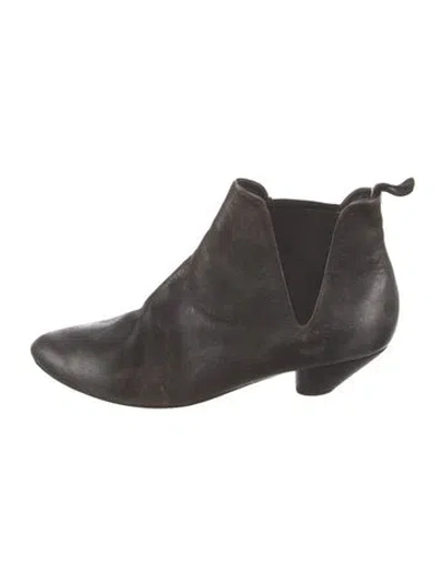 Pre-owned Marsèll Leather Chelsea Boots In Black