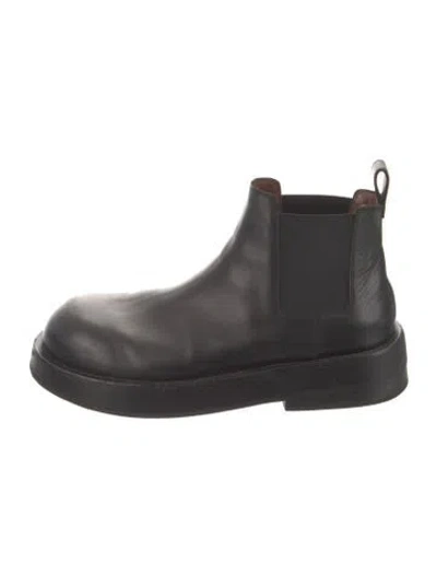 Pre-owned Marsèll Leather Chelsea Boots In Black