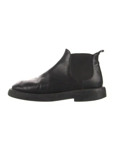Pre-owned Marsèll Leather Chelsea Boots In Black