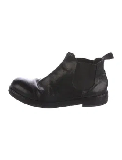Pre-owned Marsèll Leather Chelsea Boots In Black