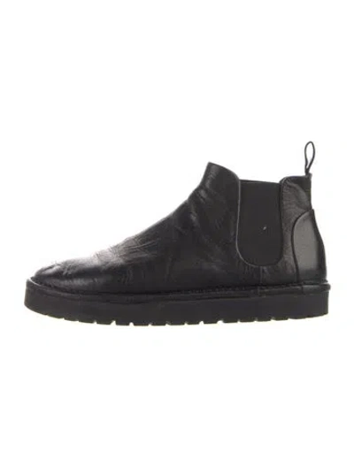 Pre-owned Marsèll Leather Chelsea Boots In Black