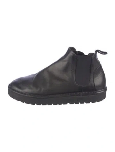 Pre-owned Marsèll Leather Chelsea Boots In Black