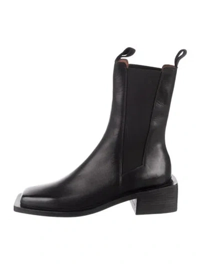 Pre-owned Marsèll Leather Chelsea Boots In Black