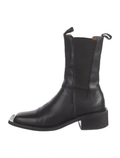 Pre-owned Marsèll Leather Chelsea Boots In Black