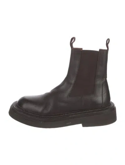 Pre-owned Marsèll Leather Chelsea Boots In Brown