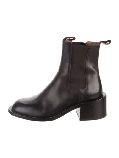 Pre-owned Marsèll Leather Chelsea Boots In Brown