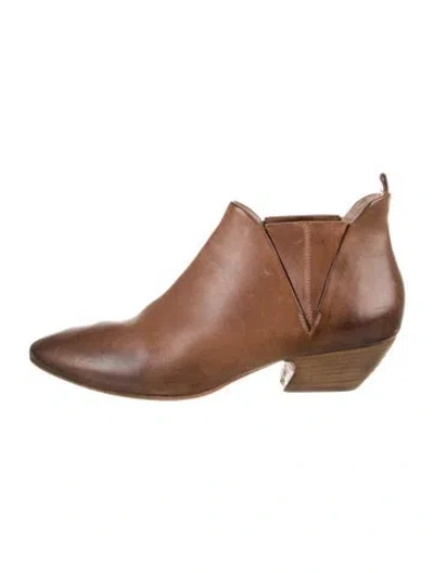Pre-owned Marsèll Leather Chelsea Boots In Brown