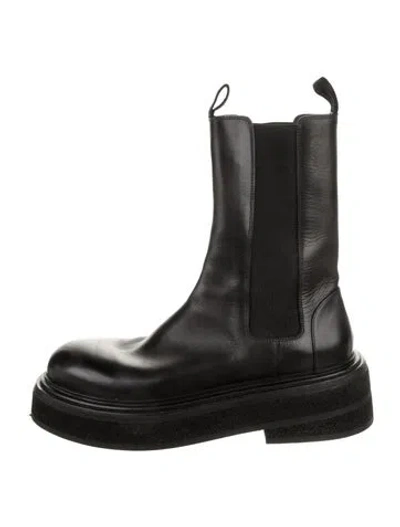 Pre-owned Marsèll Leather Chelsea Boots In Gray