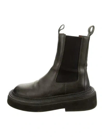 Pre-owned Marsèll Leather Chelsea Boots In Green