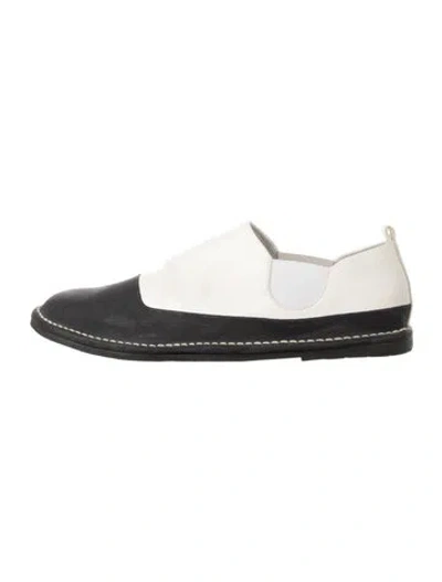 Pre-owned Marsèll Leather Colorblock Pattern Espadrilles In Multi