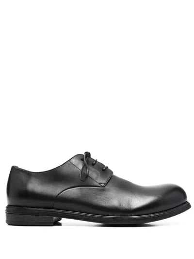 Marsèll Leather Derby Shoes In Black