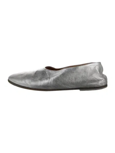 Pre-owned Marsèll Leather Flats In Blue