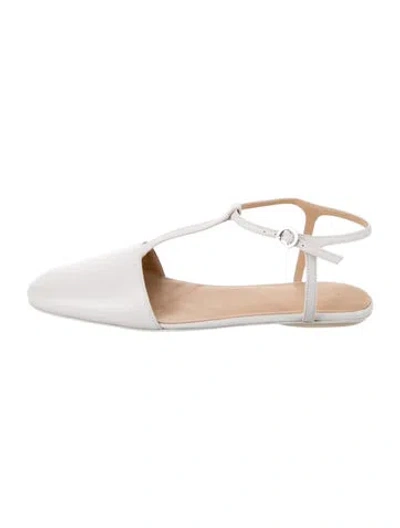 Pre-owned Marsèll Leather Flats In White