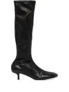 Marsèll Leather Kitten-heel Boots In Black