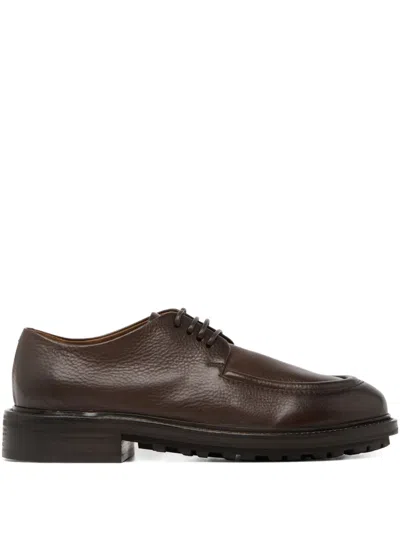 Marsèll Leather Lace-up Derby Shoes In Brown