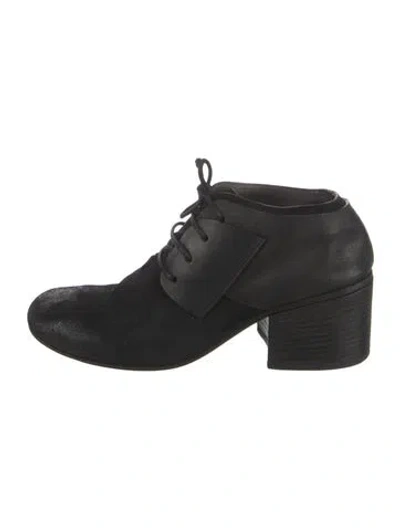 Pre-owned Marsèll Leather Lace-up Boots In Black