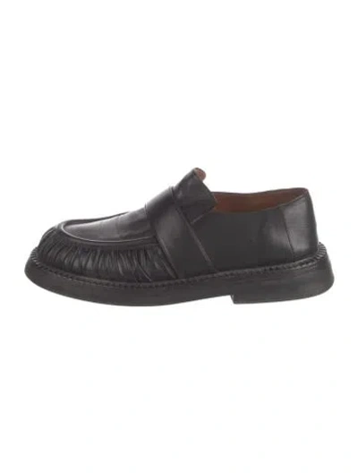 Pre-owned Marsèll Leather Loafers In Black