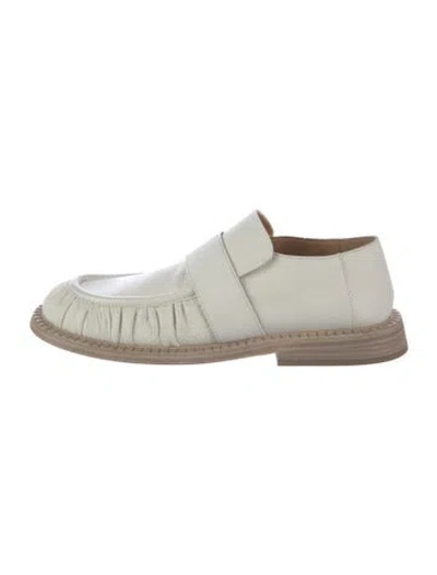 Pre-owned Marsèll Leather Loafers In White