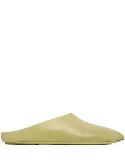 Marsèll Leather Mules In Green