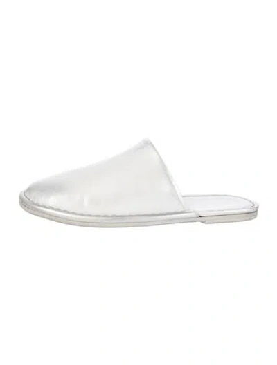 Pre-owned Marsèll Leather Mules In Gray