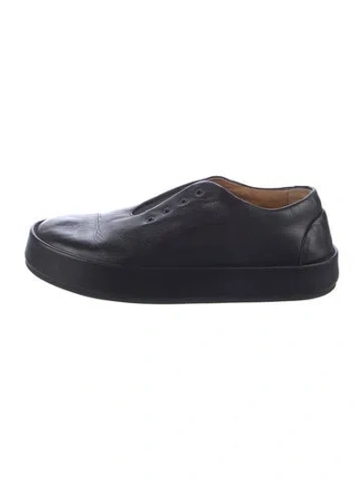 Pre-owned Marsèll Leather Oxfords In Black