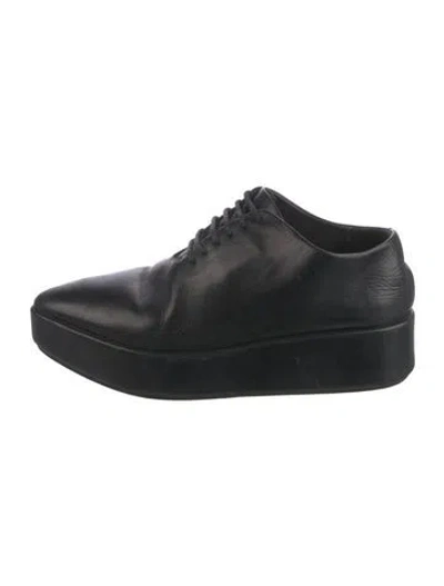 Pre-owned Marsèll Leather Oxfords In Black