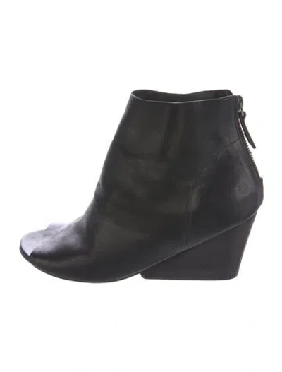 Pre-owned Marsèll Leather Oxfords In Black
