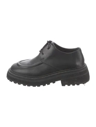 Pre-owned Marsèll Leather Oxfords In Black