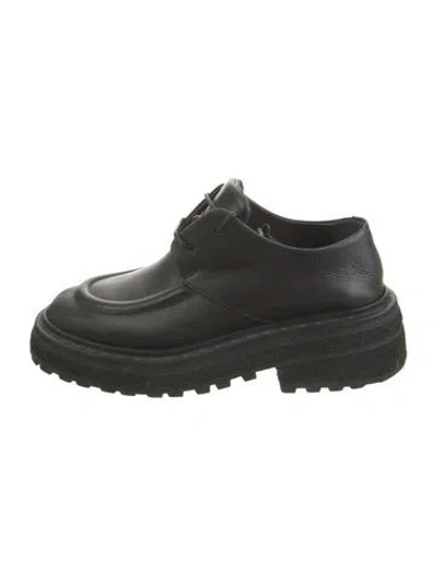Pre-owned Marsèll Leather Oxfords In Black