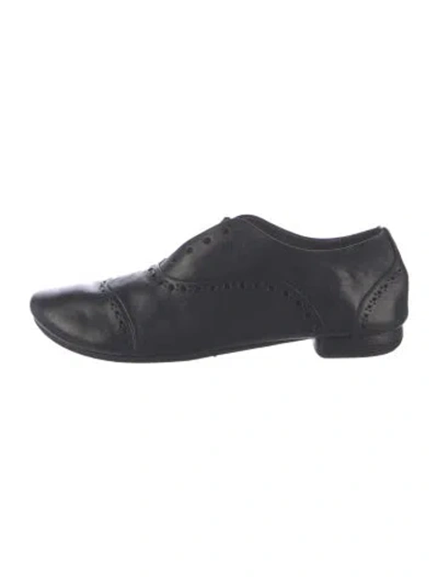 Pre-owned Marsèll Leather Oxfords In Black