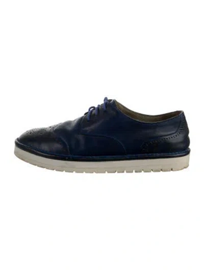 Pre-owned Marsèll Leather Oxfords In Blue