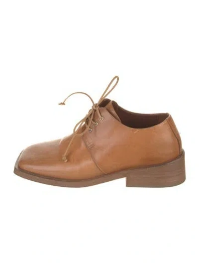 Pre-owned Marsèll Leather Oxfords In Brown