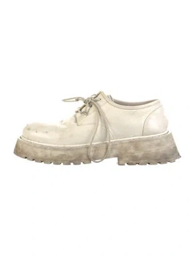 Pre-owned Marsèll Leather Oxfords In Neutral