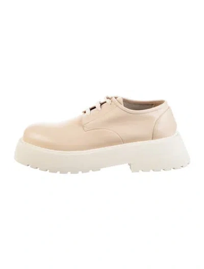 Pre-owned Marsèll Leather Oxfords In Neutral