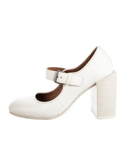 Pre-owned Marsèll Leather Pumps In White
