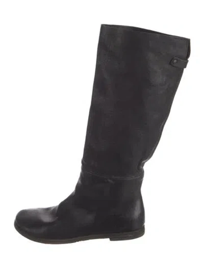 Pre-owned Marsèll Leather Riding Boots In Black