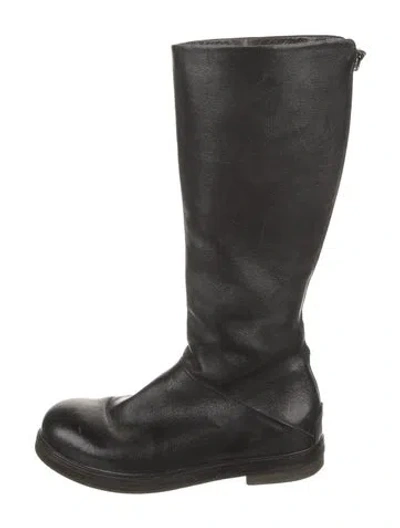 Pre-owned Marsèll Leather Riding Boots In Black