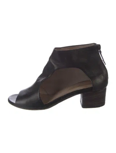 Pre-owned Marsèll Leather Sandals In Black