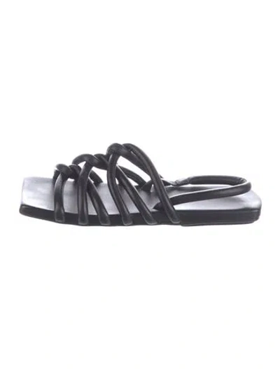 Pre-owned Marsèll Leather Sandals In Black