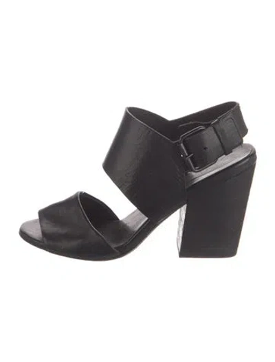 Pre-owned Marsèll Leather Sandals In Black