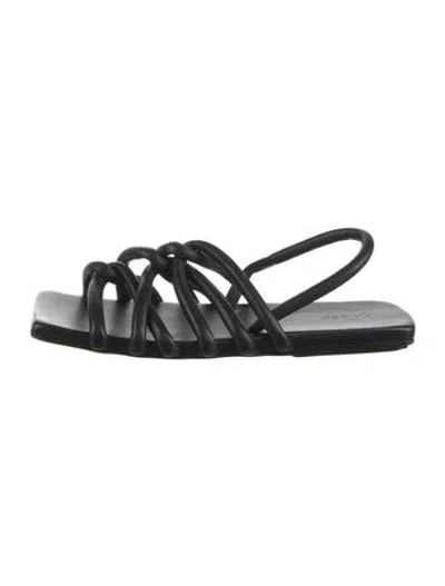Pre-owned Marsèll Leather Sandals In Black