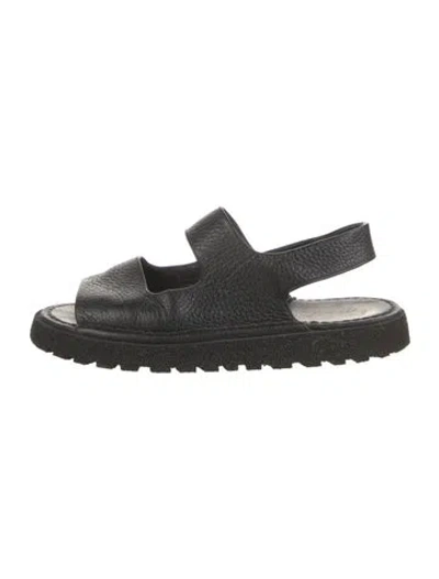 Pre-owned Marsèll Leather Sandals In Black