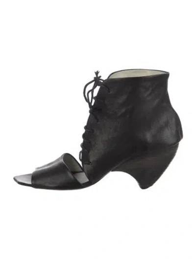 Pre-owned Marsèll Leather Sandals In Black