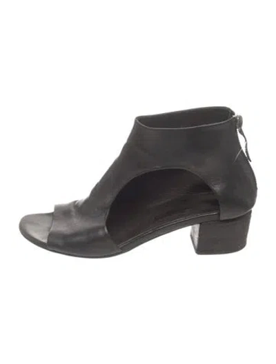 Pre-owned Marsèll Leather Sandals In Black