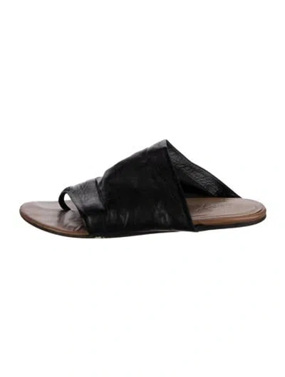 Pre-owned Marsèll Leather Sandals In Black