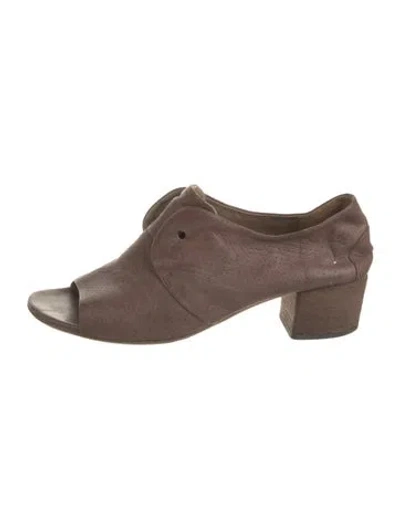 Pre-owned Marsèll Leather Sandals In Brown