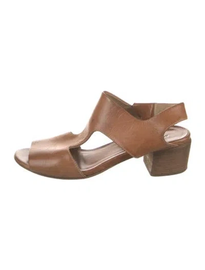 Pre-owned Marsèll Leather Sandals In Brown