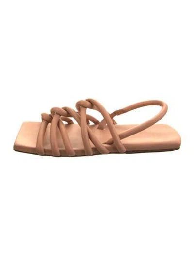 Pre-owned Marsèll Leather Sandals In Neutral